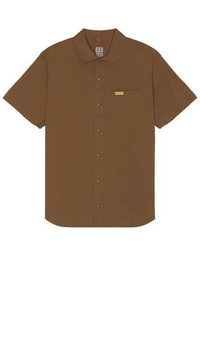 Global Short Sleeve Shirt in Brown. - size L (also in M, S, XL/1X) - TOPO DESIGNS - Modalova