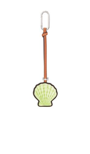 Leather Shell Key Fob in - Tory Burch - Modalova