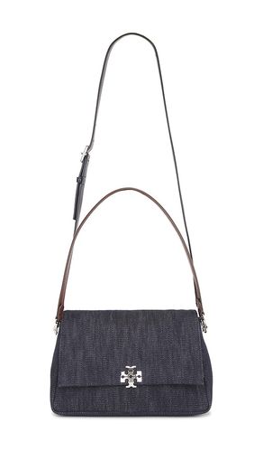 Charlie Denim Shoulder Bag in - Tory Burch - Modalova