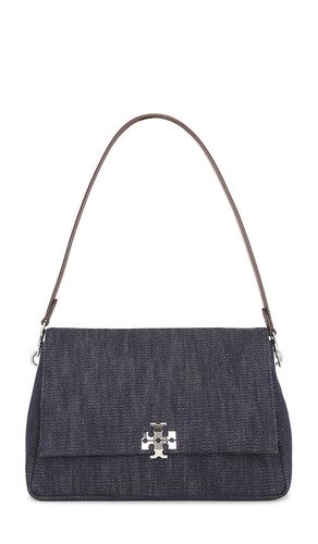 Charlie Denim Shoulder Bag in - Tory Burch - Modalova