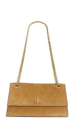 Kira Turnlock Suede Shoulder Bag in - Tory Burch - Modalova