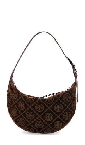 T Monogram Flocked Small Balloon Bag in - Tory Burch - Modalova