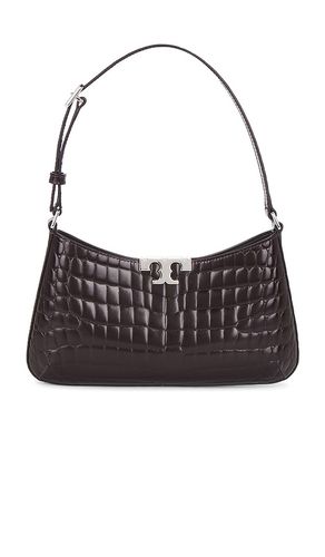 Eleanor Croc Embossed Slim Shoulder Bag in - Tory Burch - Modalova