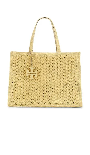 Ella Hand Crocheted Popcorn Stitch Large Tote Bag in - Tory Burch - Modalova