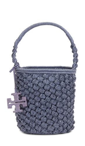Ella Hand-crocheted Popcorn Stitch Bucket Bag in - Tory Burch - Modalova