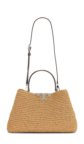 Eleanor Straw Satchel Bag in - Tory Burch - Modalova