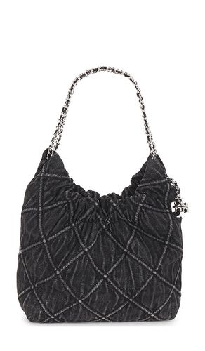 Denim Mini Hobo Bag in - Tory Burch - Modalova