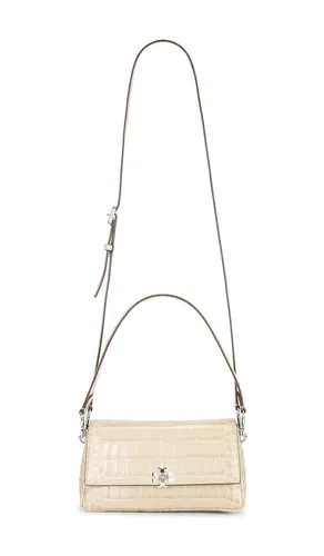 Charlie Embossed Croc Small Shoulder Bag in - Tory Burch - Modalova