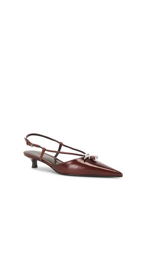 Lock Low Heel Pump in Chocolate. - size 6 (also in 7, 7.5, 8.5, 9.5, 10) - Tory Burch - Modalova