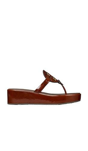 Miller Wedge Sandal in Brown. - size 10 (also in 10.5, 11, 5, 5.5, 6, 6.5, 7, 7.5, 8, 8.5, 9, 9.5) - Tory Burch - Modalova