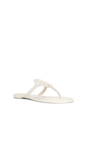 SANDALE MILLER KNOTTED PEARL in . Größe 10. Also in 6, 6.5, 7, 7.5, 8, 8.5, 9, 9.5 - Tory Burch - Modalova