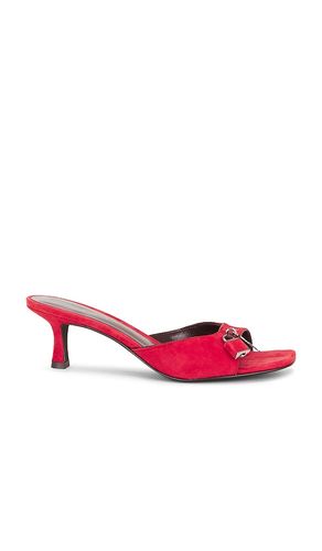 Lock Kitten Heel Sandal in Red. - size 10 (also in 6, 6.5, 7, 7.5, 8, 8.5, 9, 9.5) - Tory Burch - Modalova