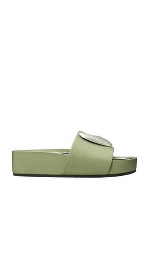 Patos Platform Slide in Green. - size 10 (also in 10.5, 11, 5, 5.5, 6, 6.5, 7, 7.5, 8, 8.5, 9, 9.5) - Tory Burch - Modalova