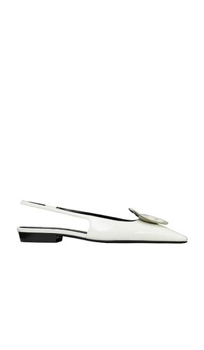 Patos Slingback Flat in White. - size 10 (also in 10.5, 5, 5.5, 6, 6.5, 7, 7.5, 8, 8.5, 9, 9.5) - Tory Burch - Modalova
