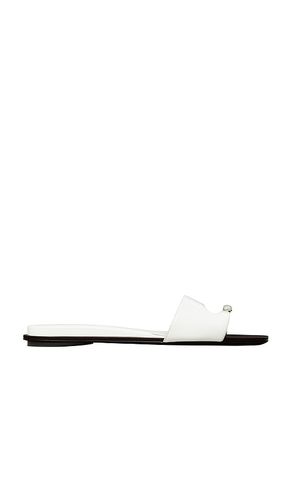 Pierced Slide in White. - size 10 (also in 10.5, 11, 5, 5.5, 6, 6.5, 7, 7.5, 8, 8.5, 9, 9.5) - Tory Burch - Modalova