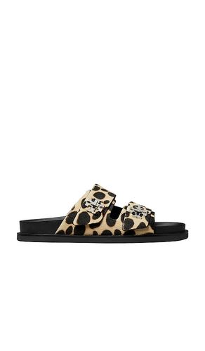 T Lock Sport Slide in Brown. - size 10 (also in 10.5, 11, 5, 6, 6.5, 7, 7.5, 8, 8.5, 9) - Tory Burch - Modalova