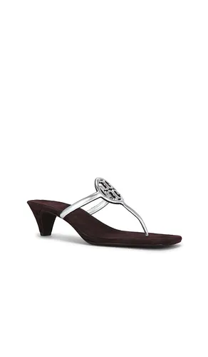 Milller Square Toe Sandal in Metallic , black, grey. - size 6 (also in 7, 8) - Tory Burch - Modalova