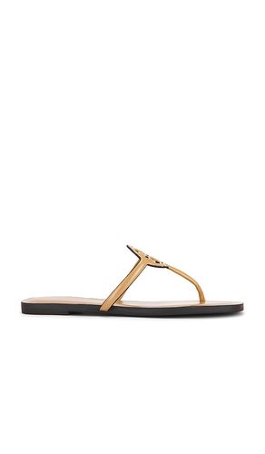 Miller Square Toe Flip Flop in Tan. - size 6 (also in 7, 7.5, 8.5, 9) - Tory Burch - Modalova