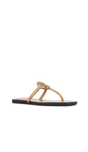 Miller Square Toe Flip Flop in Tan. - size 6 (also in 7, 7.5) - Tory Burch - Modalova