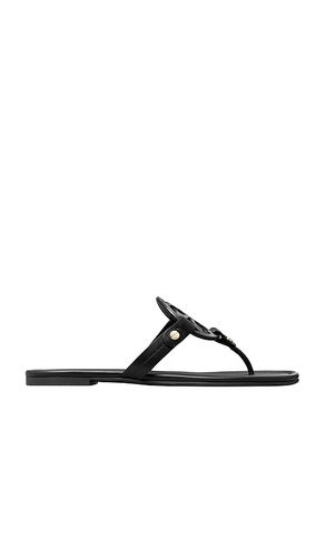 Miller Flat in Black. - size 11 (also in 5.5, 6, 6.5, 7, 7.5, 8, 8.5, 9, 9.5) - Tory Burch - Modalova