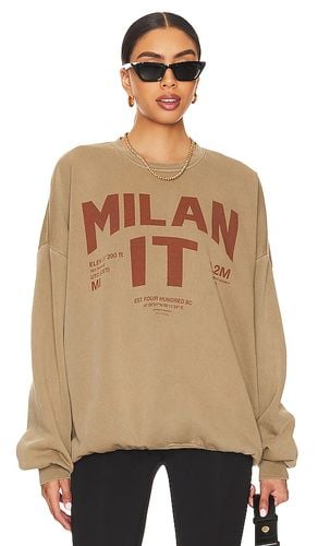 Welcome To Milan Sweatshirt in Tan. - size L (also in M, S, XL) - The Laundry Room - Modalova