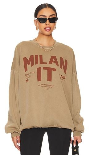 Welcome To Milan Sweatshirt in Tan. - size L (also in M, S, XS) - The Laundry Room - Modalova