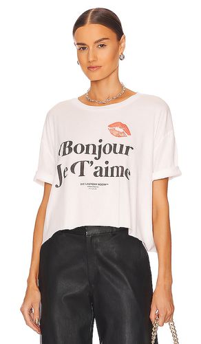 Je T'aime Crop Oversized Tee in . - size L (also in M, S) - The Laundry Room - Modalova