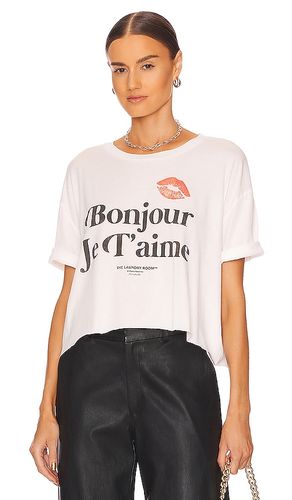 Je T'aime Crop Oversized Tee in . Size S. Also in M, L, XS - The Laundry Room - Modalova