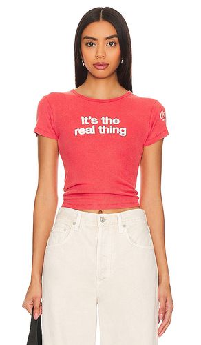 Camiseta tirantes baby it's the real thing en color talla L en - Red. Talla L (también en M, S, XL, XS) - The Laundry Room - Modalova