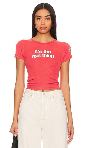 Camiseta tirantes baby it's the real thing en color talla L en - Red. Talla L (también en M, XL) - The Laundry Room - Modalova