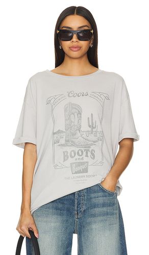 Boot Scootin Banquet Oversized Tee in Grey. - size L (also in M, S, XL, XS) - The Laundry Room - Modalova