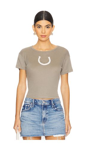 Rhinestone Cowboy Baby Ribbed Tee in Brown. - size L (also in M, S, XL, XS) - The Laundry Room - Modalova