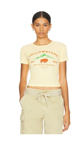 Yellowstone Bison Baby Tee in Lemon. - size L (also in M, S, XL, XS) - The Laundry Room - Modalova