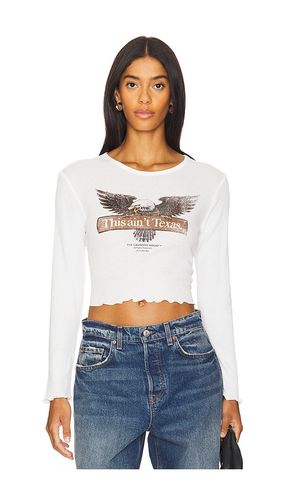 Camiseta this ain't texas eagle baby rib en color talla L en - White. Talla L (también en M, S, XS) - The Laundry Room - Modalova