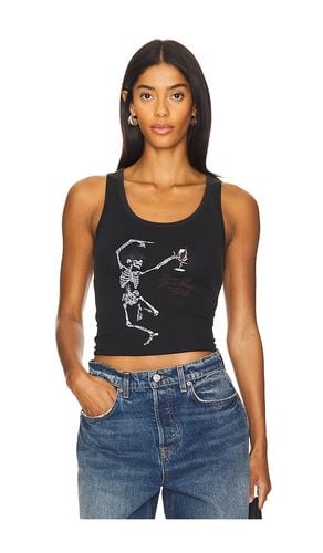 Dance Til You're Dead Rib Tank in Black. - size L (also in M, S, XS) - The Laundry Room - Modalova