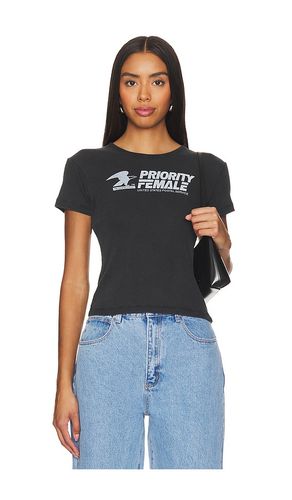 Priority Female Baby Rib Tee in Black. - size L (also in M, S, XS) - The Laundry Room - Modalova