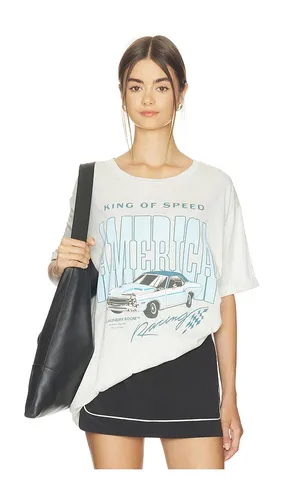 King Of Speed America Racing Oversized Tee in Grey. - size L (also in M, S) - The Laundry Room - Modalova