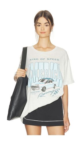 King Of Speed America Racing Oversized Tee in Grey. - size M (also in S) - The Laundry Room - Modalova