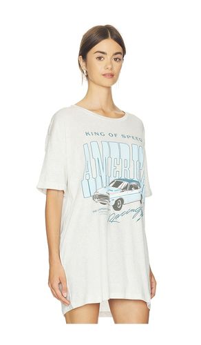 King Of Speed America Racing Oversized Tee in Grey. - size M (also in S) - The Laundry Room - Modalova