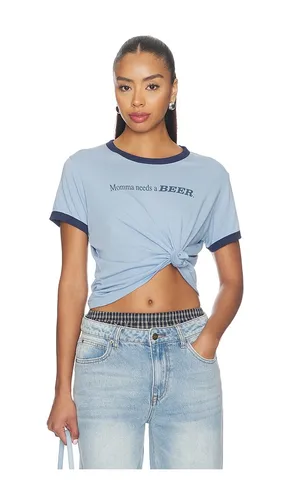 Momma Needs A Beer Perfect Ringer Tee in . Size L. Also in M, S, XL - The Laundry Room - Modalova
