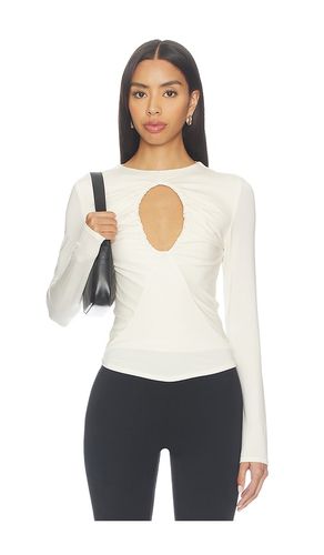 Demi Keyhole Top in Ivory. - size S (also in XS, M, L, XL) - The Line by K - Modalova