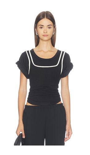 Daqi Short Sleeve Layered Top in . - size M (also in S, XS) - The Line by K - Modalova