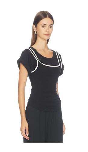 Daqi Short Sleeve Layered Top in . - size M (also in S, XS) - The Line by K - Modalova