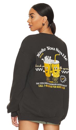 Made You Smile Sweatshirt in Charcoal. - size L/XL (also in M/L) - The Mayfair Group - Modalova