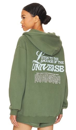 Angel Number Zip Up Hoodie in Green. - size L/XL (also in M/L, S/M, XS) - The Mayfair Group - Modalova