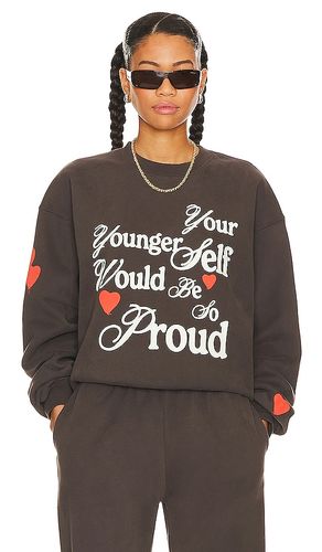 Proud Of You Crewneck in Brown. - size L/XL (also in M/L, S/M) - The Mayfair Group - Modalova
