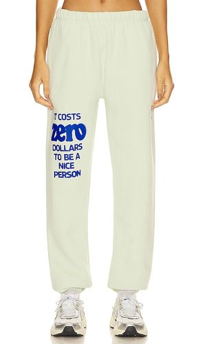 It Costs $0.00 Sweatpants in Mint. - size M/L (also in S/M) - The Mayfair Group - Modalova