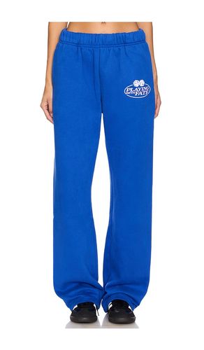 Playing With Fate Wide Leg Sweatpants in Royal. - size M/L (also in S/M, XS) - The Mayfair Group - Modalova