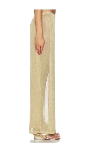 Cyrene Tie Maxi Skirt in Metallic Gold. - size L (also in M, S, XL, XS) - Tiger Mist - Modalova