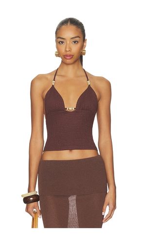 Zinnia Top in Chocolate. - size L (also in M, S, XL, XS) - Tiger Mist - Modalova